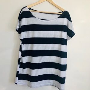 Oversized stripe t-shirt